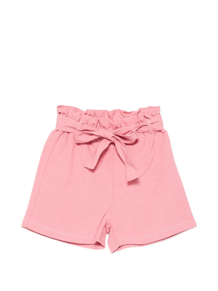  Lalalu Pantalones Cortos Con Cintura Paperbag - Rosa 