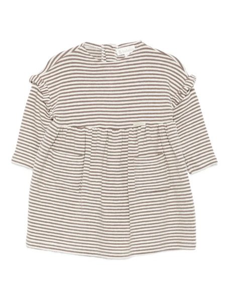  Lalalu Top A Rayas Con Volantes - Verde 