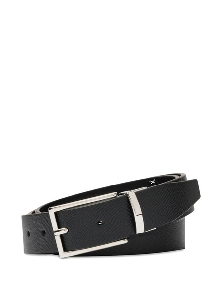  Lancel Cinturón Reversible Ajustable - Negro 