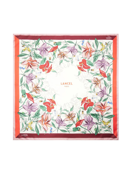  Lancel Fular Tutti Fleuri - Blanco 