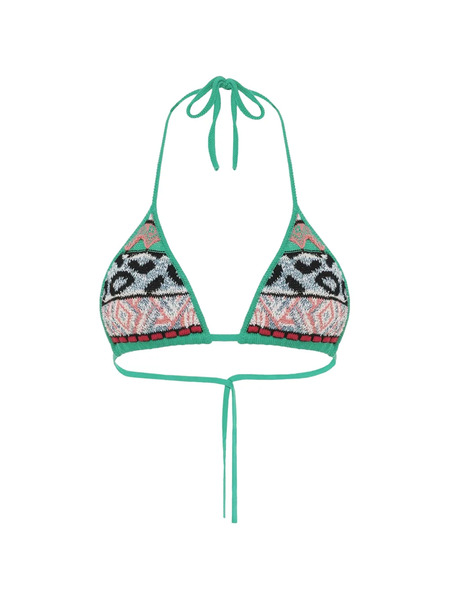  Laneus Top De Bikini De Punto - Verde 