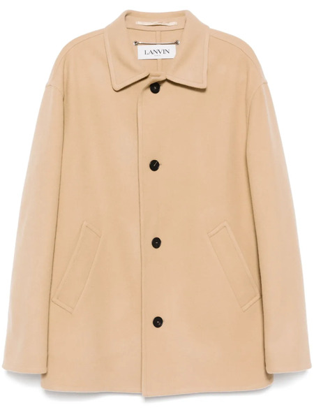 Lanvin Abrigo Con Botones - Neutro 