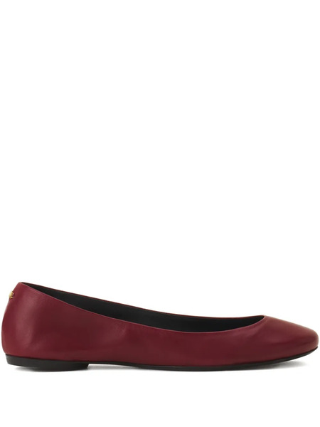  Lanvin Bailarinas De Piel - Rojo 