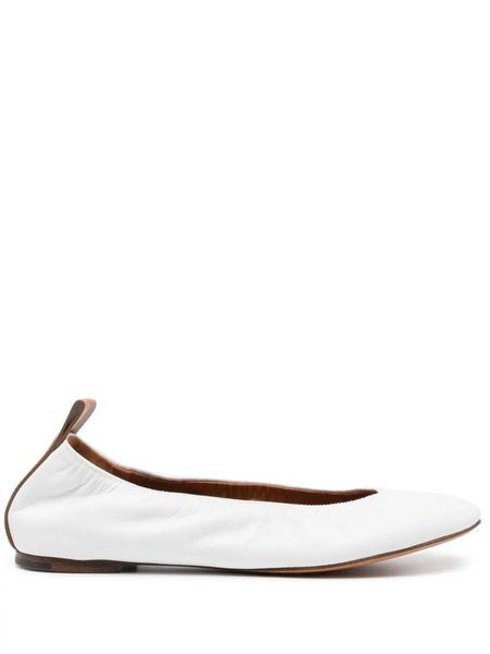  Lanvin Bailarinas Lisas - Blanco 