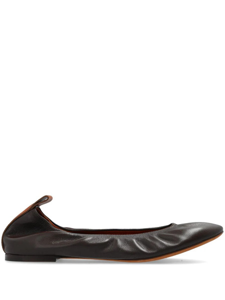  Lanvin Bailarinas Lisas - Marrón 