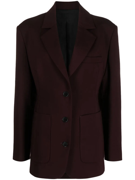  Lanvin Blazer Con Botones - Rojo 