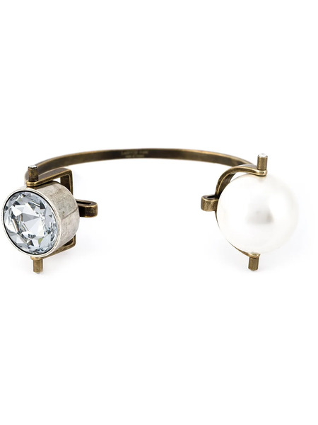  Lanvin Brazalete De Perla Y Cristal - Metalizado 