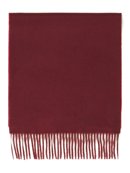  Lanvin Bufanda Con Flecos - Rojo 