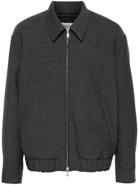  Lanvin Chaqueta Con Cremallera - Gris 