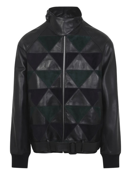  Lanvin Chaqueta Con Panel Geométrico - Negro 