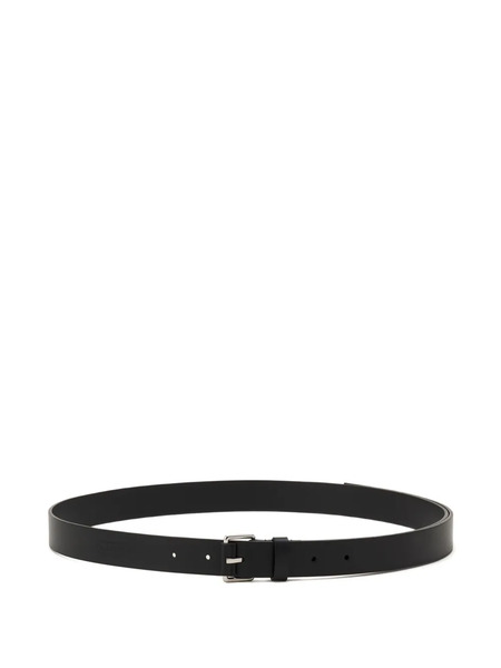  Lanvin Cinturón De Piel - Negro 