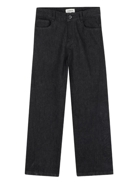  Lanvin Enfant Vaqueros Rectos - Negro 
