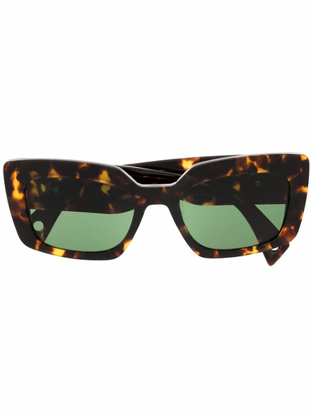  Lanvin Gafas De Sol Con Montura Rectangular - Marrón 