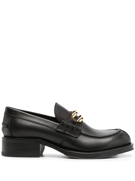  Lanvin Mocasines Con Hebilla - Negro 