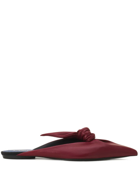  Lanvin Mules Con Puntera En Punta - Rojo 