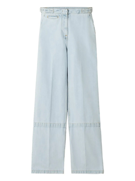  Lanvin Pantalones A Paneles - Azul 
