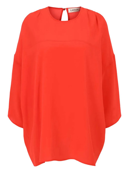  Lanvin Silk Blouse - Rojo 