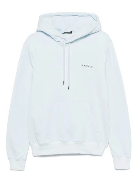  Lanvin Sudadera Con Capucha De Algodón - Azul 