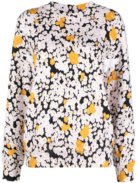  Lanvin Sudadera Con Estampado Floral - Neutro 