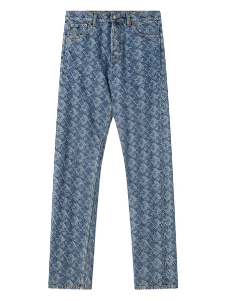  Lanvin Vaqueros Luna Year En Jacquard - Azul 