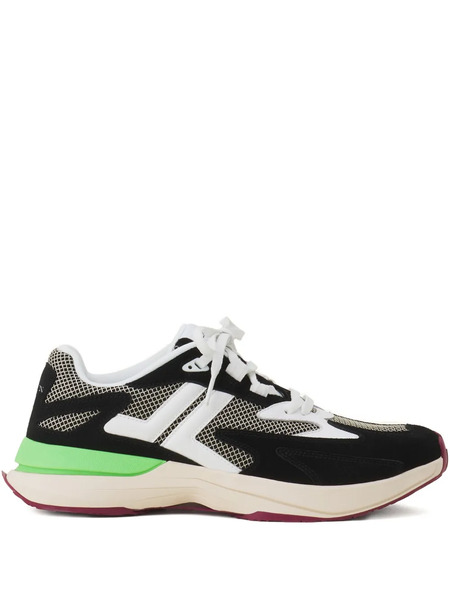  Lanvin Zapatillas Con Paneles De Malla - Negro 