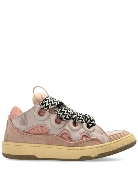  Lanvin Zapatillas Estampadas Con Encaje - Rosa 