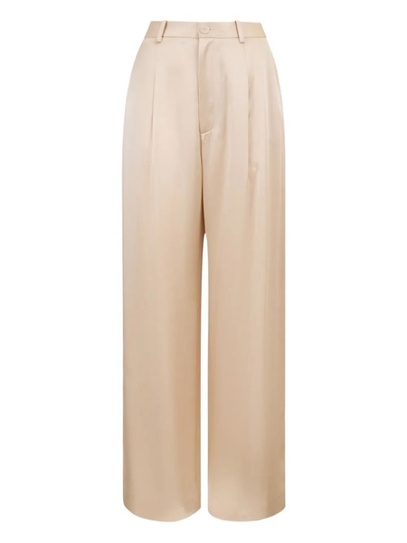  Lapointe Pantalones Rectos Plisados - Neutro 