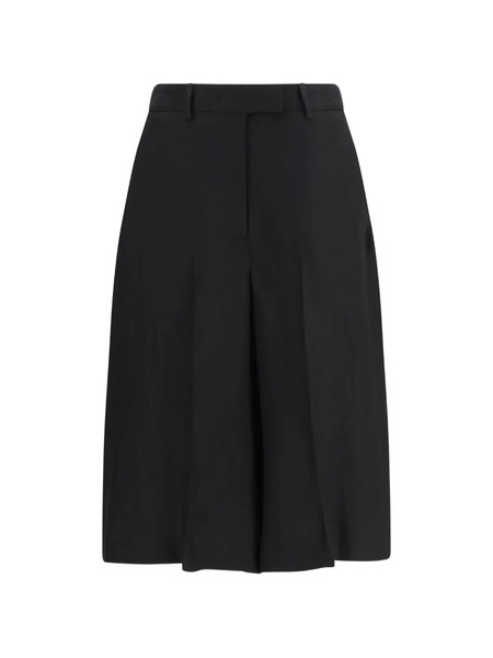  Lardini Bermudas Con Trabillas - Negro 