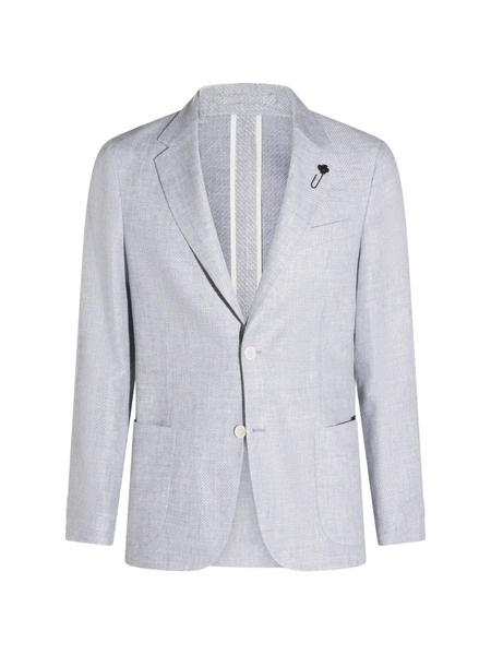 Lardini Blazer Con Botones - Azul 