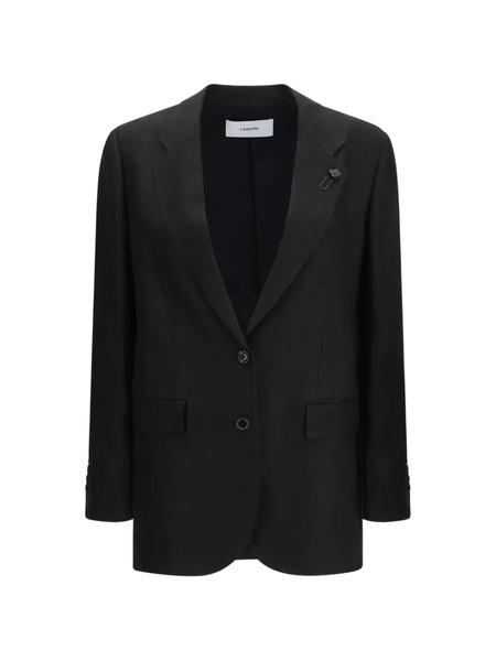  Lardini Blazer Con Botones - Negro 