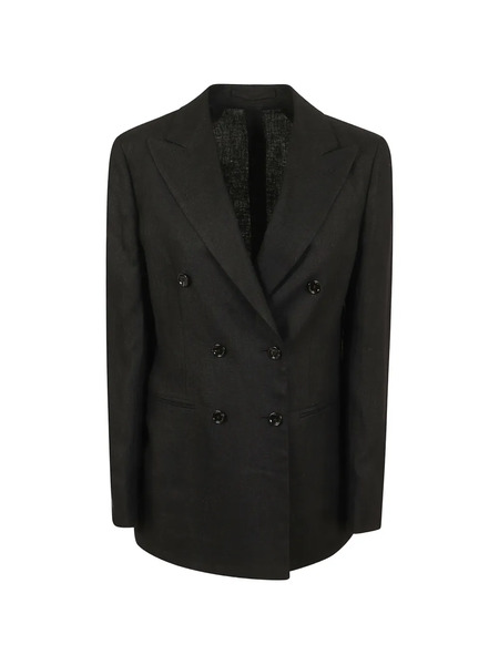  Lardini Blazer Con Doble Botonadura - Negro 