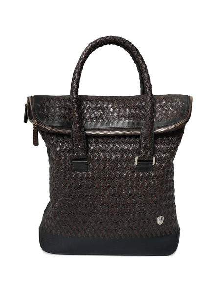  Lardini Bolso Shopper Tardini Tejido De Piel De Becerro - Marrón 