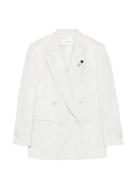  Lardini Chaqueta Con Doble Botonadura - Neutro 