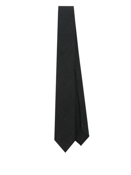  Lardini Corbata De Seda - Negro 