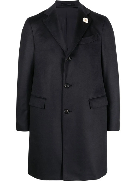  Lardini Sobretodo Con Botones - Gris 