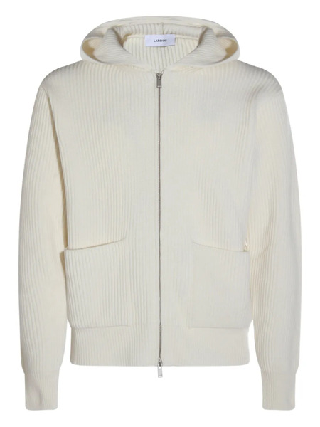  Lardini Sudadera Con Capucha Y Cremallera - Neutro 