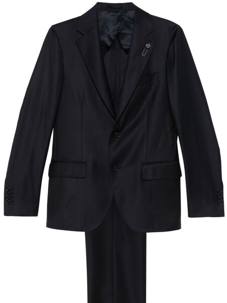  Lardini Traje Con Botones - Azul 