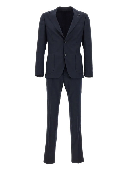  Lardini Traje Con Botones - Azul 