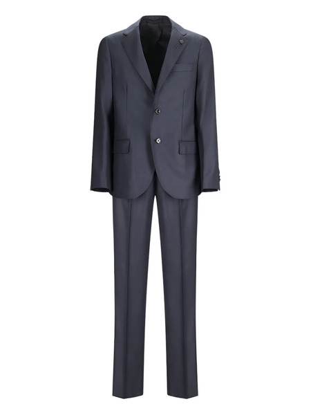  Lardini Traje De Lana Con Botones - Azul 