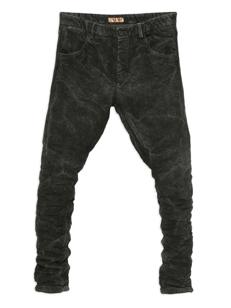  Layer Zero Pantalones Con Efecto Lavado - Gris 
