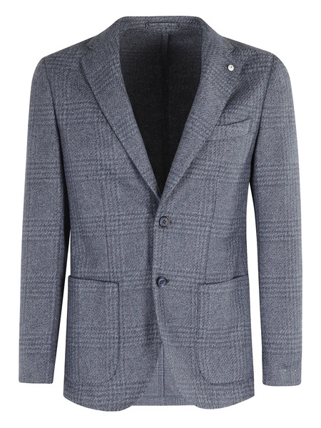 L.b.m. Blazer A Cuadros - Azul 