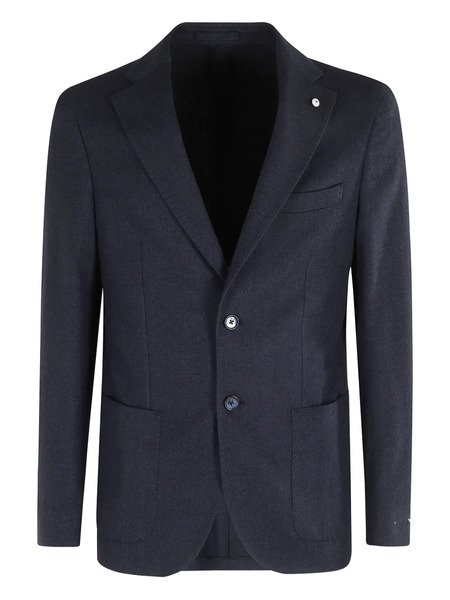  L.b.m. Blazer Con Bolsillo De Parche - Azul 