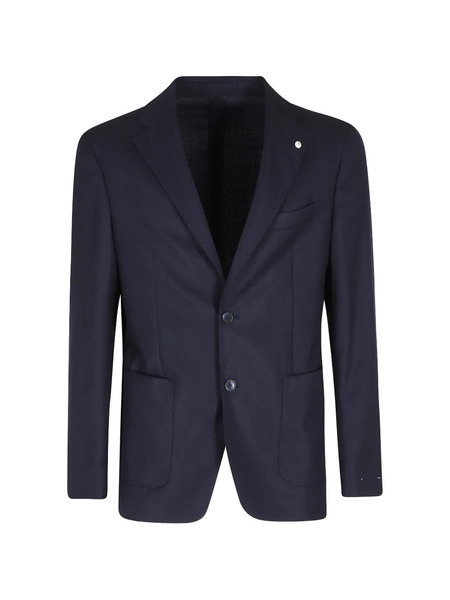  L.b.m. Blazer Opsak Con Solapa De Muesca - Azul 