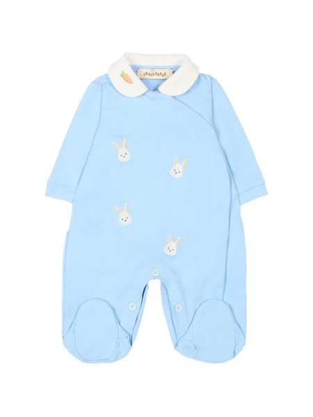  Le Boo Beebè Pelele Con Cuello Bordado - Azul 