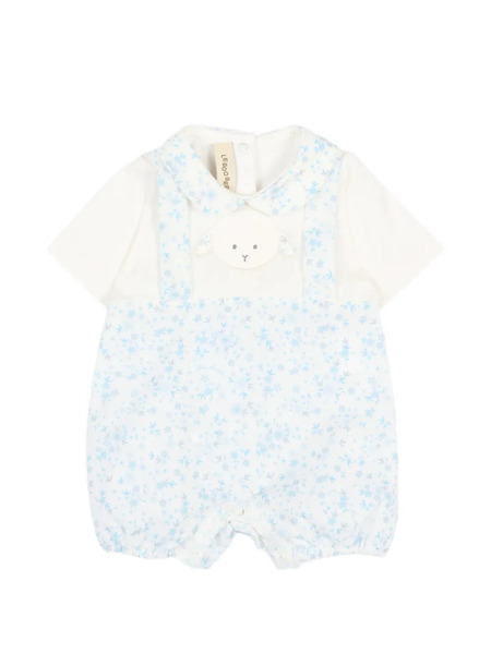  Le Boo Beebè Pelele Con Estampado Floral - Blanco 