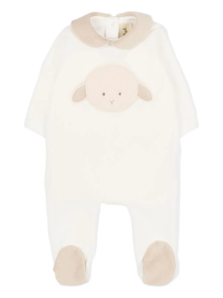  Le Boo Beebè Pelele Con Oveja Bordada - Blanco 