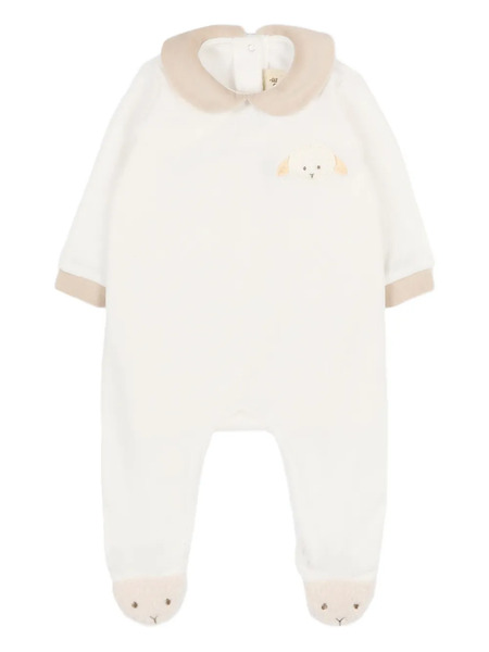  Le Boo Beebè Pelele Con Oveja Bordada - Blanco 