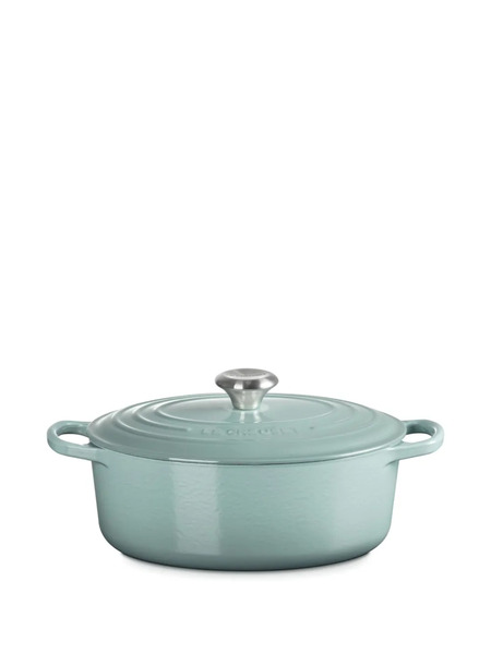  Le Creuset Cacerola Cocotte Redonda De Hierro - Azul 