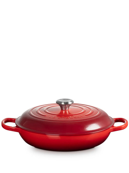  Le Creuset Cacerola Signature De Hierro Fundido - Rojo 