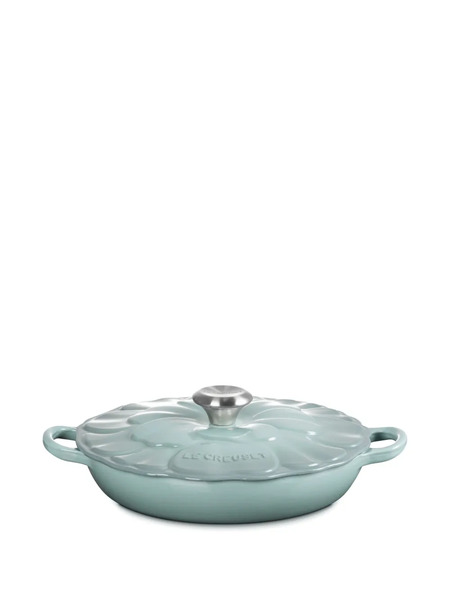  Le Creuset Cacerola Tegame Con Forma Floral - Azul 